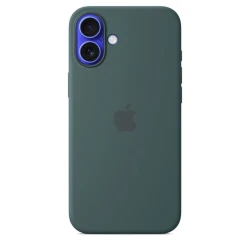 Чехол Apple Silicone Case with MagSafe для iPhone 16 Plus Lake Green (Официальная гарантия)