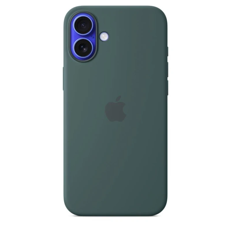 Чехол Apple Silicone Case with MagSafe для iPhone 16 Plus Lake Green (Официальная гарантия) Чехол Apple Silicone Case with MagSafe для iPhone 16 Plus Lake Green (Официальная гарантия)