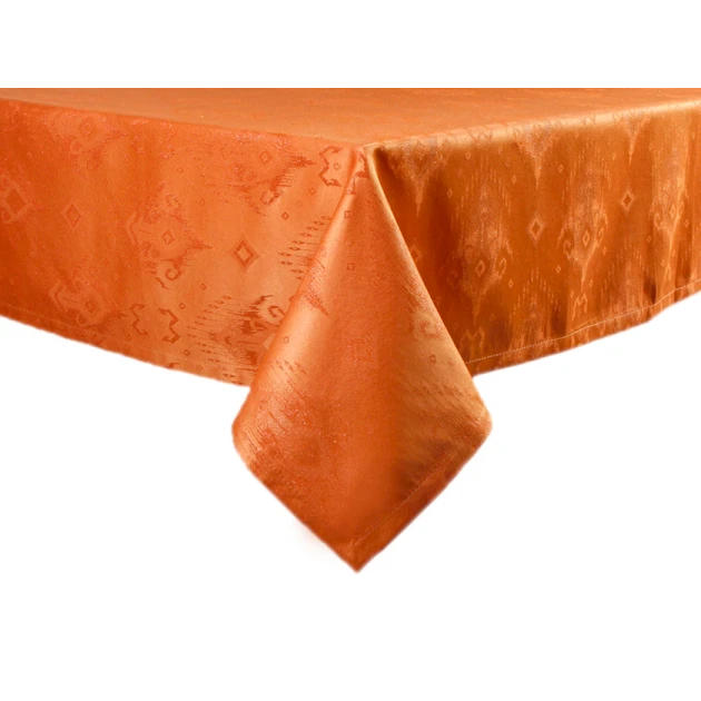 Скатерть Porland Arabesque 04STY007156, прямоугольная, хлопок, 150x250 см, оранжевый Скатерть Porland Arabesque 04STY007156, прямоугольная, хлопок, 150x250 см, оранжевый