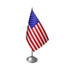 ABŞ masaüstü bayraq 0008, 30 sm, xrom