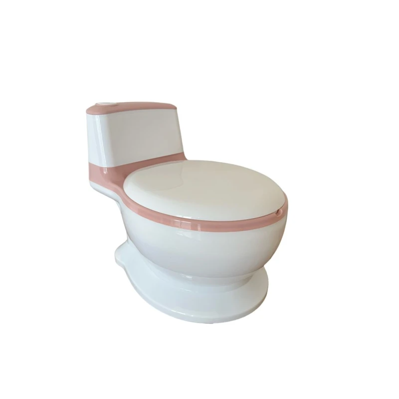 Горшок детский PRUM_6035 белый/розовый