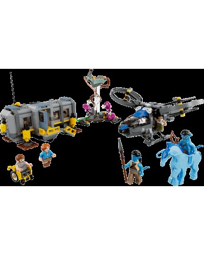 Konstruktor LEGO Avatar Floating Mountains: Bölmə 26 və yük konvertoplan 