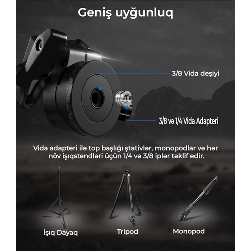 Головка Neewer GM-MT GM36 Головка Neewer GM-MT GM36