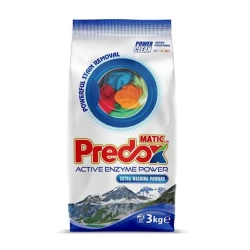 Стиральный порошок Predox Matic Горная Свежесть, для любого белья, автомат, без отдушки, 3 кг, 20 стирок