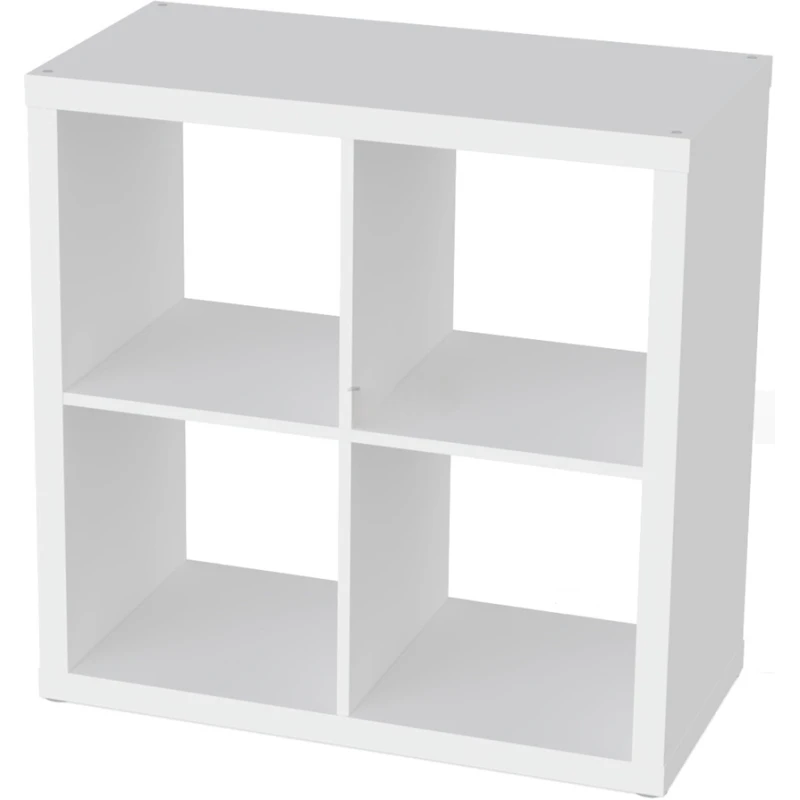 Полка Mio Tesoro Фора 4, ДСП/ХДФ, белый, 77x77x38 см Полка Mio Tesoro Фора 4, ДСП/ХДФ, белый, 77x77x38 см