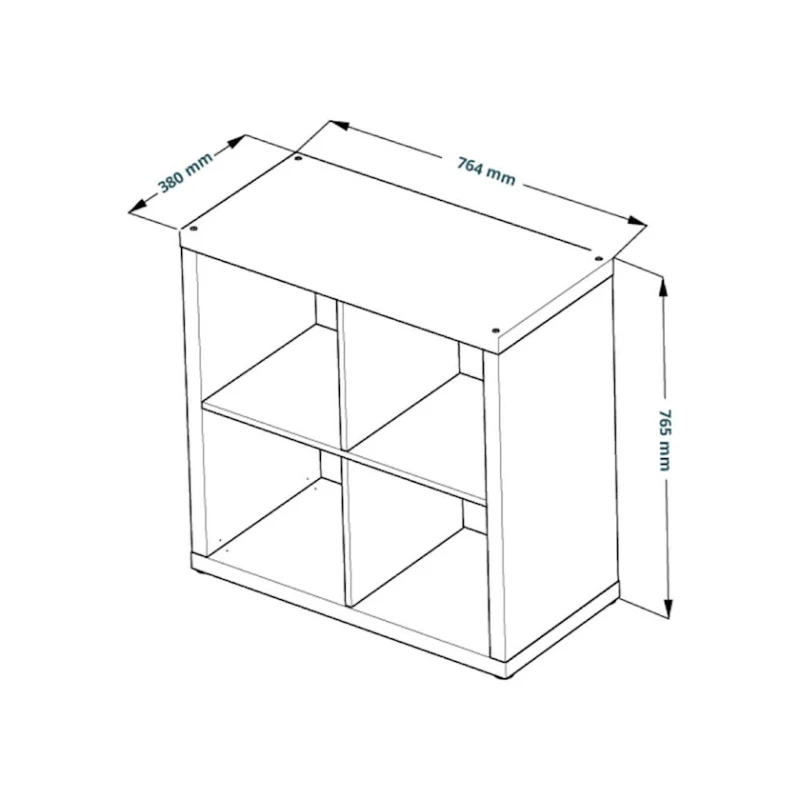 Полка Mio Tesoro Фора 4, ДСП/ХДФ, белый, 77x77x38 см Полка Mio Tesoro Фора 4, ДСП/ХДФ, белый, 77x77x38 см
