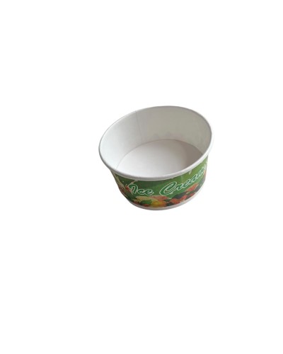 Dondurma üçün birdəfəlik qab dəsti Loyal 2146773617, karton, ağ, 10x5 sm, 300 ml, 1000 əd