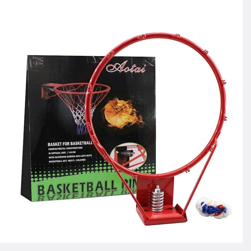 Баскетбольное кольцо, красный, 45 см