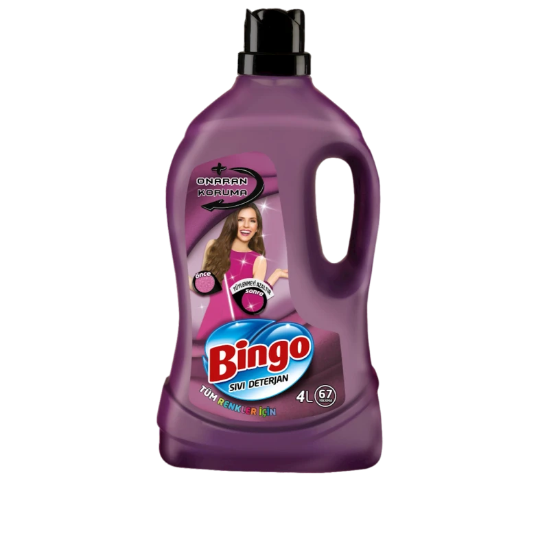 Гель для стирки Bingo Onaran koruma, 4 л, 67 стирок Гель для стирки Bingo Onaran koruma, 4 л, 67 стирок