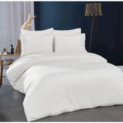 Yataq dəsti Grazie Home Moena, yorğan üzü 200x220 sm, mələfə 240х260 sm, 4 əd yastıq üzü 50х70 sm, avro, lüks-satin/pambıq, krem