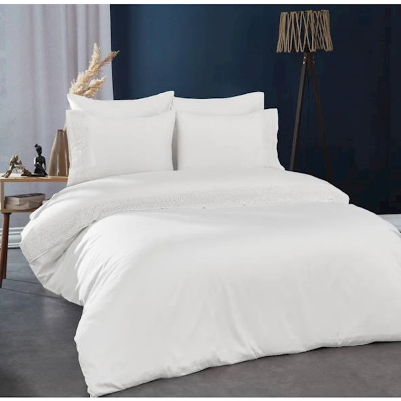 Yataq dəsti Grazie Home Moena, yorğan üzü 200x220 sm, mələfə 240х260 sm, 4 əd yastıq üzü 50х70 sm, avro, lüks-satin/pambıq, krem Yataq dəsti Grazie Home Moena, yorğan üzü 200x220 sm, mələfə 240х260 sm, 4 əd yastıq üzü 50х70 sm, avro, lüks-satin/pambıq, krem