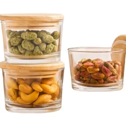 Банка BTC-038, пластик, прозрачная, 8.5x6.5 см