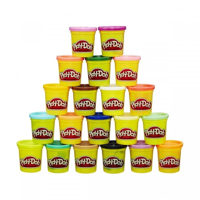 Набор пластилина Hasbro Play-Doh из 20 баночек, 80 гр. Набор пластилина Hasbro Play-Doh из 20 баночек, 80 гр.