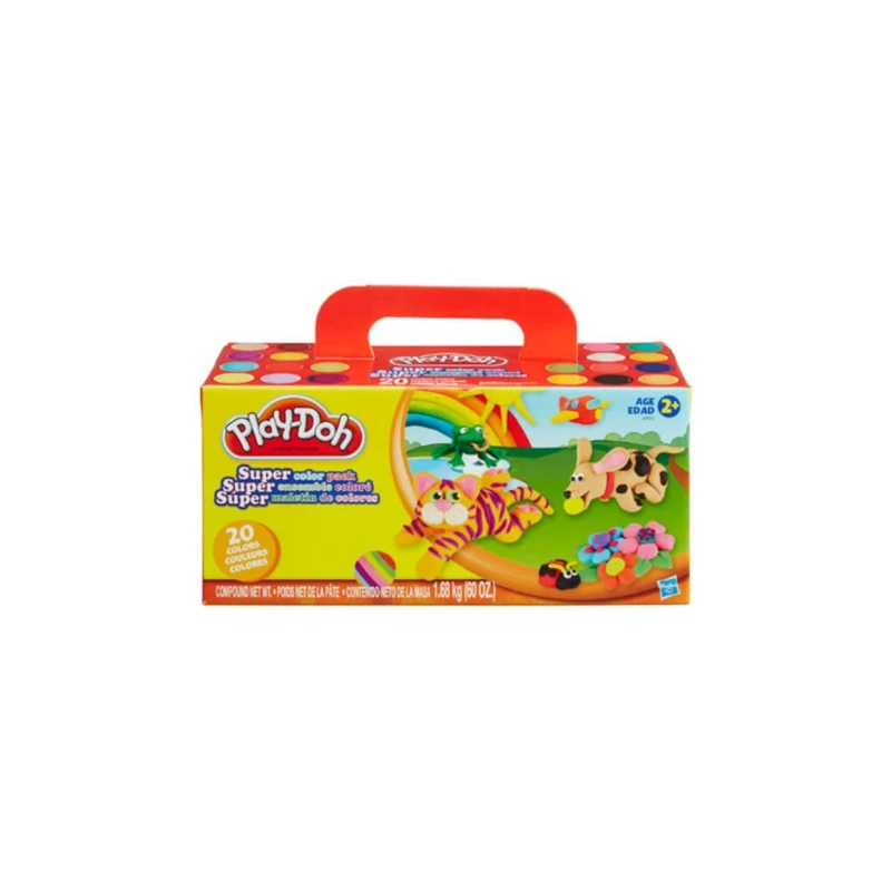 Набор пластилина Hasbro Play-Doh из 20 баночек, 80 гр. Набор пластилина Hasbro Play-Doh из 20 баночек, 80 гр.