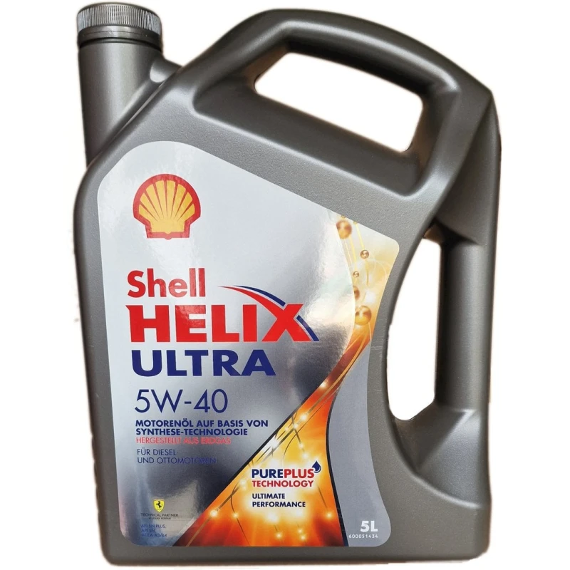 Моторное масло Shell Helix Ultra 5W-40, 5 л