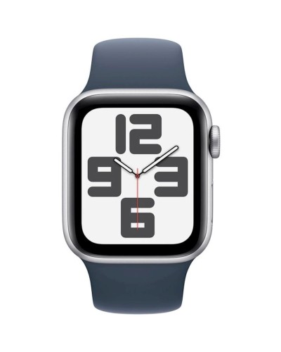Ağıllı saat Apple Watch SE 2 2023 40mm Silver Aluminum Case with Storm Blue Sport Band