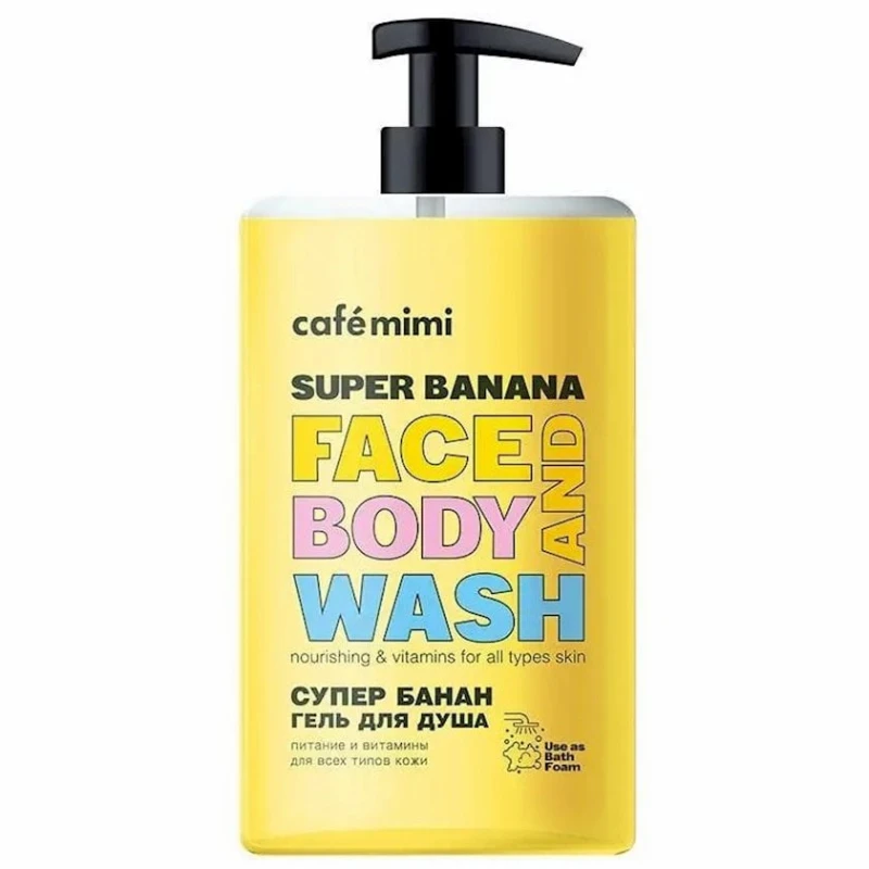 Гель для душа Cafe Mimi Super Banana, 450 мл Гель для душа Cafe Mimi Super Banana, 450 мл