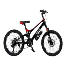 Uşaq velosipedi smr452, qara/qırmızı