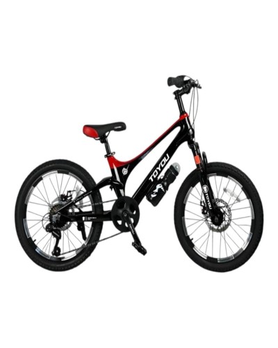 Uşaq velosipedi smr452, qara/qırmızı