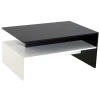 Журнальный стол Ev Plus ev_12116076, ЛДСП, черно-белый, 118.3x50x44.5 см Журнальный стол Ev Plus ev_12116076, ЛДСП, черно-белый, 118.3x50x44.5 см