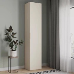 Шкаф Art Mebel 13, 210x50x45 см, ламинат, кремовый Шкаф Art Mebel 13, 210x50x45 см, ламинат, кремовый