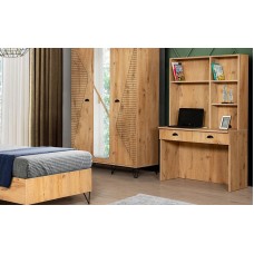 Kompüter masası Woodpecker Alfa, 102x170x52 sm, qəhvəyi
