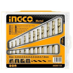 Набор сверл по металлу Ingco AKDB1125, 12 шт Набор сверл по металлу Ingco AKDB1125, 12 шт