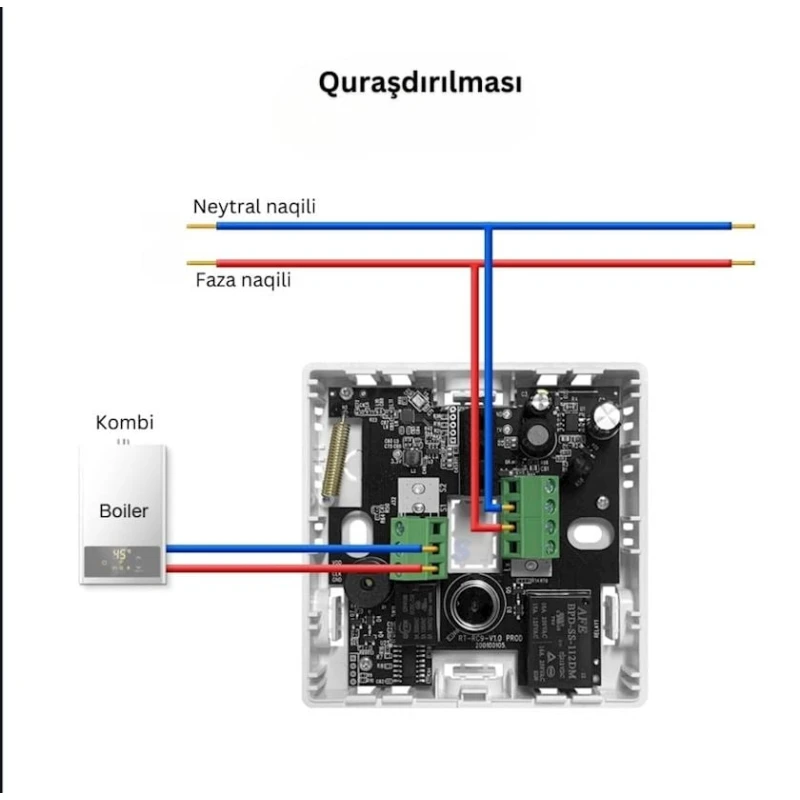 Умный термостат WT203 Wi-Fi