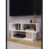 Тумба под ТВ 3563_LETNEWTumHome1Wh, ЛДСП, белая, 44.8x28x70 см