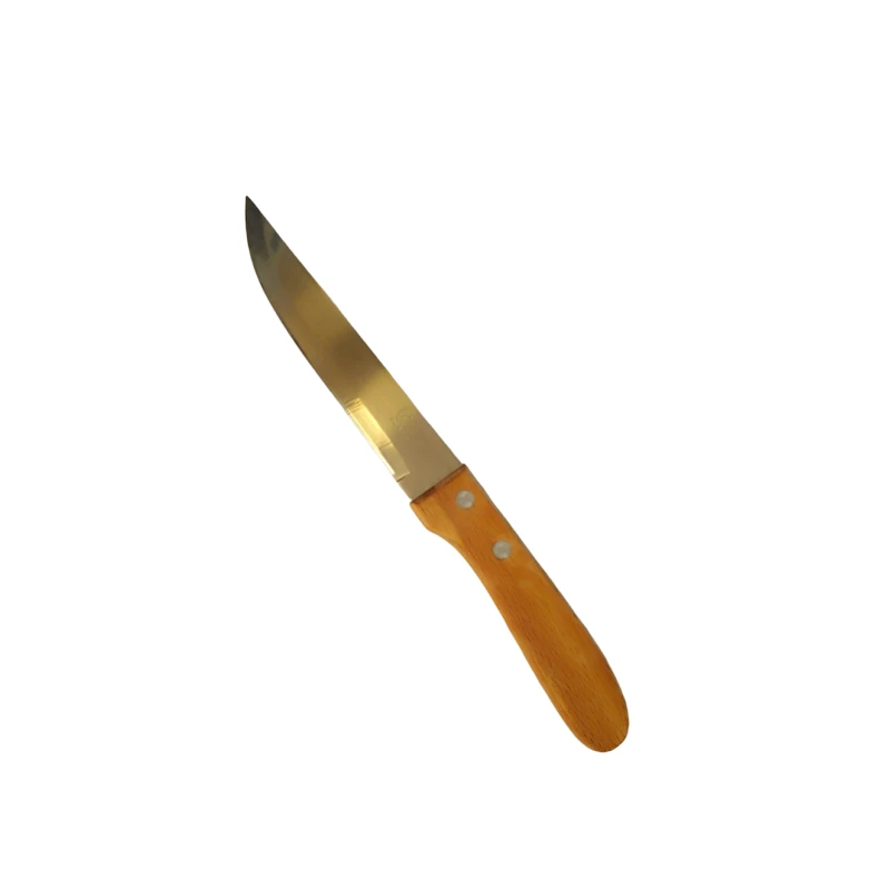 Mətbəx bıçağı 28 sm, metal/taxta, qəhvəyi