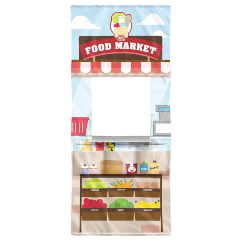 Игра в магазин Wilton Bradley Pop Up Play Town Food Market, 170x68 см, 3+ лет Игра в магазин Wilton Bradley Pop Up Play Town Food Market, 170x68 см, 3+ лет
