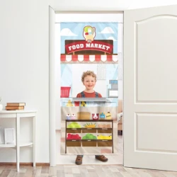 Игра в магазин Wilton Bradley Pop Up Play Town Food Market, 170x68 см, 3+ лет