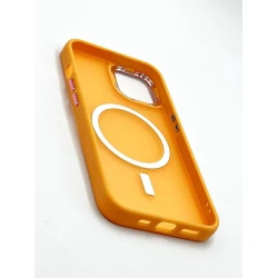 Çexol Magsafe Apple iPhone 13 üçün, Narıncı