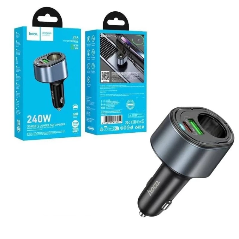 Автомобильное зарядное устройство Hoco Z56 Автомобильное зарядное устройство Hoco Z56