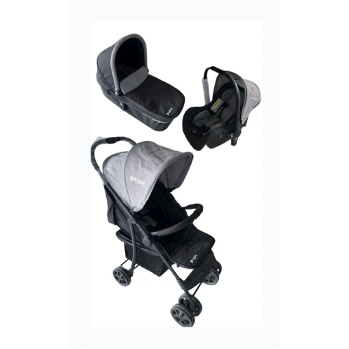 Uşaq arabası 716Hp qara/boz