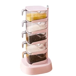 Органайзер для специй UM001001078, 30x20x6 см, розовый, 4 шт