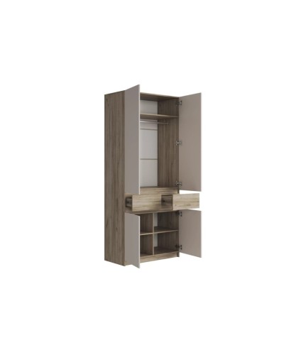 Şkaf Art Mebel Art-100-33, bej, laminat, 210х100х50 sm