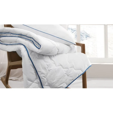 Одеяло Yataş Dacron Aerelle Blue 155x215 см, односпальное, белое Одеяло Yataş Dacron Aerelle Blue 155x215 см, односпальное, белое