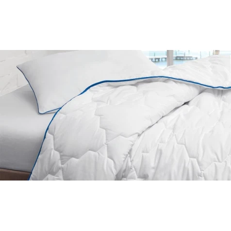 Одеяло Yataş Dacron Aerelle Blue 155x215 см, односпальное, белое Одеяло Yataş Dacron Aerelle Blue 155x215 см, односпальное, белое