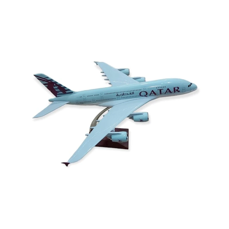 Dekorativ təyyarə modeli Qatar, mavi, 47x44x25 sm