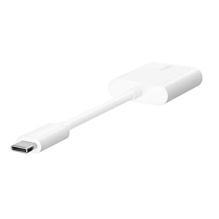 Адаптер Belkin RockStar USB-C Audio + Charge, белый Адаптер Belkin RockStar USB-C Audio + Charge, белый