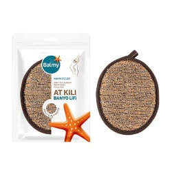 Мочалка для душа Balmy Horse Hair Bath & Massage Scrubber Мочалка для душа Balmy Horse Hair Bath & Massage Scrubber