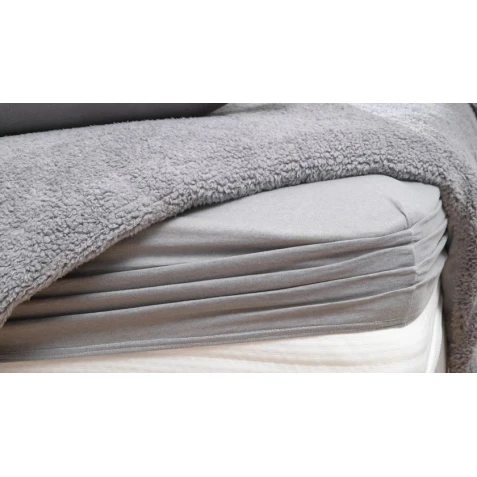 Комплект постельного белья Yataş CoverMe Motivation, покрывало 200х220 см, простыня 160х200 см, наволочка 50х70 см (2 шт), двуспальный, хлопок/полиэстер, серый