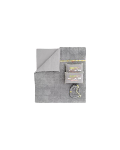 Yataq dəsti Yataş CoverMe Motivation, yataq örtüyü 200x220 sm, mələfə 160х200 sm, yastıq üzü 50x70 sm (2 əd), ikinəfərlik, pambıq/poliester, boz