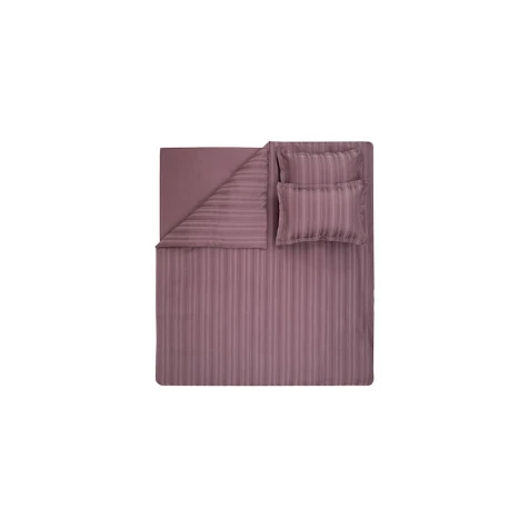 Комплект постельного белья Yataş Shelly, пододеяльник 200x220 см, простыня 260x240 см, наволочка 50х70 см (2 шт), двуспальный, бамбук/хлопок, бордовый