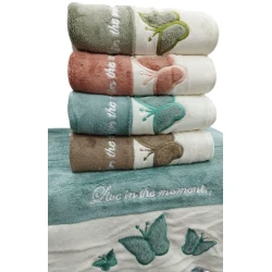 Набор банных полотенец Sahara SHA-00005025, 70x140 см, 4 шт