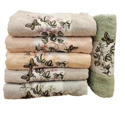 Набор полотенец Purry SHA-00004599, разноцветный, 70х140 см, 6 шт