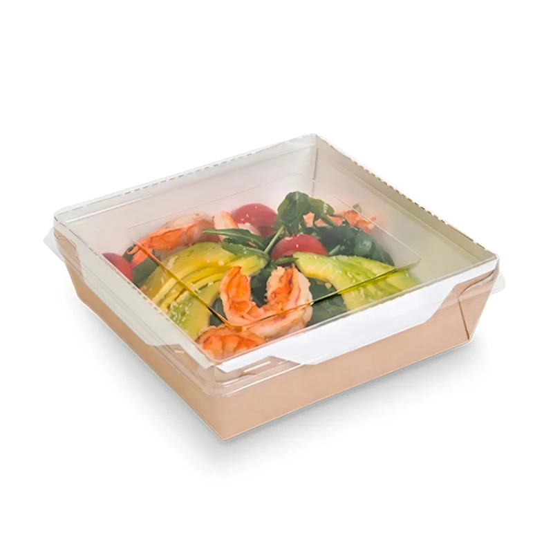 Одноразовые контейнеры для салата Loyal-6746389655, 50 шт, коричневые