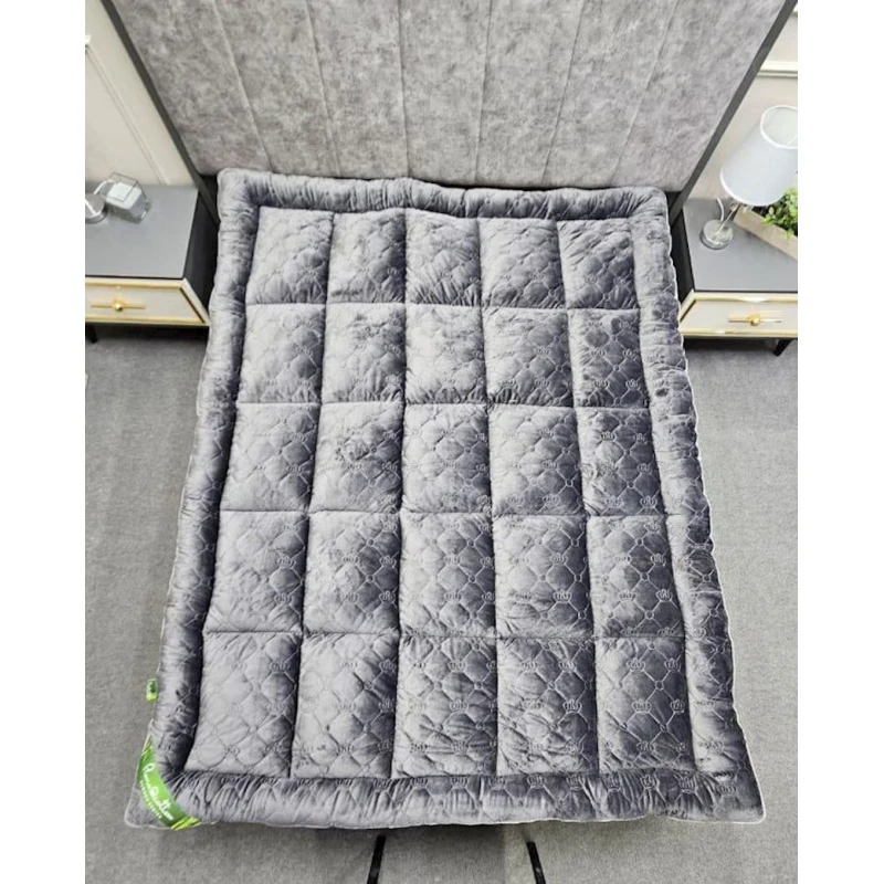 Матрас Sahara, велюр, серый, 200х200 см