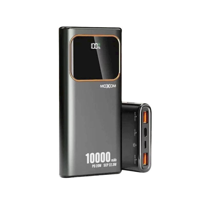 Внешний аккумулятор Moxom MX-PB63 Black 10000mAh Внешний аккумулятор Moxom MX-PB63 Black 10000mAh